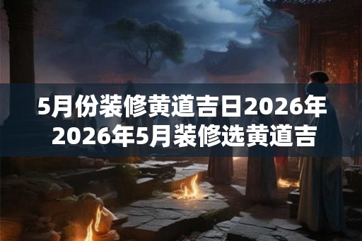 5月份装修黄道吉日2026年 2026年5月装修选黄道吉日 5月份装修黄道吉日2026年 2026年5月装修选黄道吉日