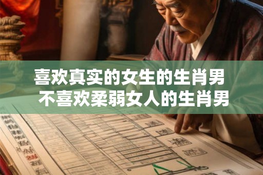 喜欢真实的女生的生肖男  不喜欢柔弱女人的生肖男