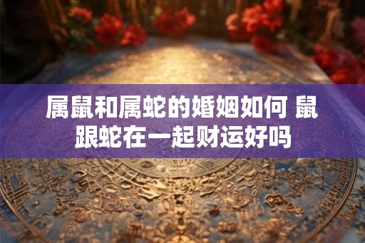 属鼠和属蛇的婚姻如何 鼠跟蛇在一起财运好吗