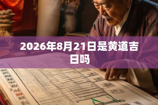 2026年8月21日是黄道吉日吗