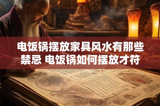 电饭锅摆放家具风水有那些禁忌 电饭锅如何摆放才符合家具风水