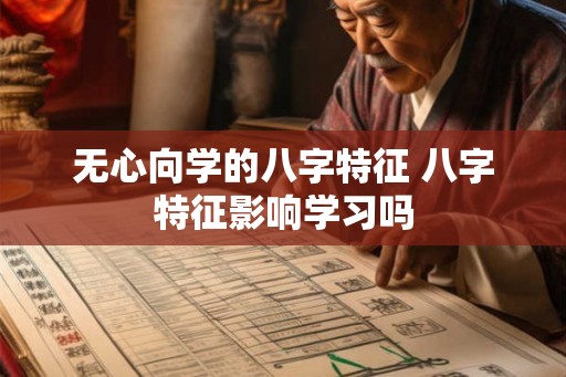 无心向学的八字特征 八字特征影响学习吗 无心向学的八字特征 八字特征影响学习吗