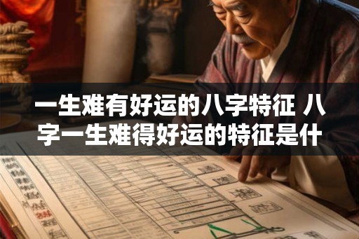 一生难有好运的八字特征 八字一生难得好运的特征是什么