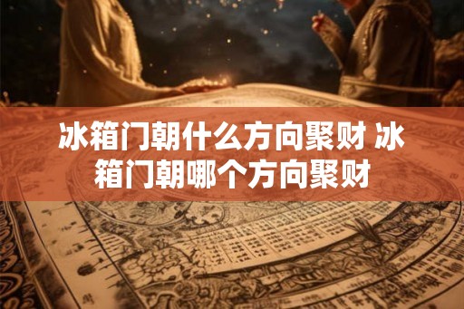 冰箱门朝什么方向聚财 冰箱门朝哪个方向聚财