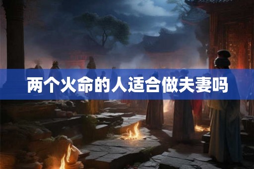 两个火命的人适合做夫妻吗