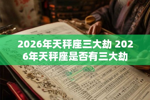 2026年天秤座三大劫 2026年天秤座是否有三大劫
