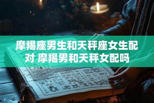 摩羯座男生和天秤座女生配对 摩羯男和天秤女配吗 摩羯座男生和天秤座女生配对 摩羯男和天秤女配吗