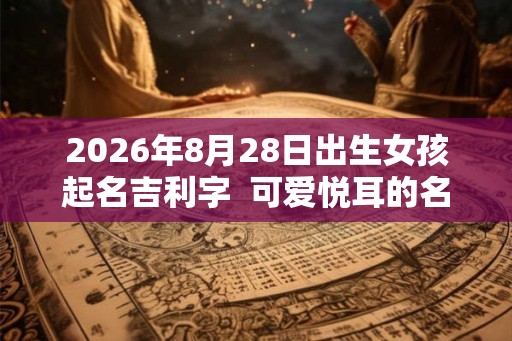 2026年8月28日出生女孩起名吉利字  可爱悦耳的名字
