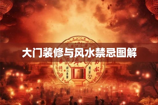 大门装修与风水禁忌图解