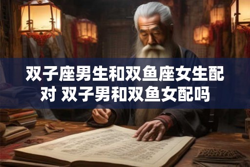 双子座男生和双鱼座女生配对 双子男和双鱼女配吗