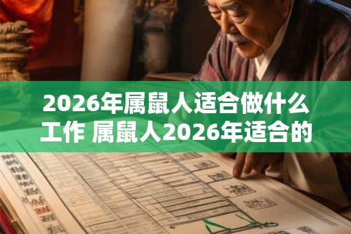 2026年属鼠人适合做什么工作 属鼠人2026年适合的工作类型