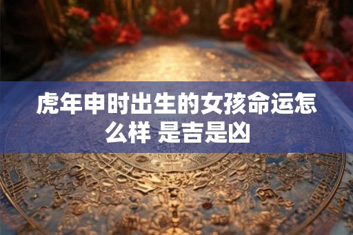 虎年申时出生的女孩命运怎么样 是吉是凶