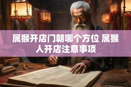 属猴开店门朝哪个方位 属猴人开店注意事项 属猴开店门朝哪个方位 属猴人开店注意事项