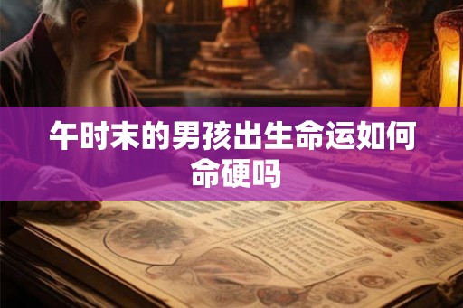 午时末的男孩出生命运如何 命硬吗