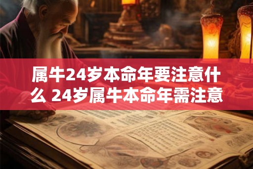 属牛24岁本命年要注意什么 24岁属牛本命年需注意什么