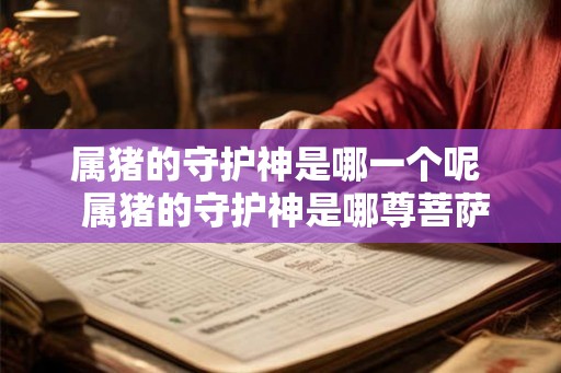 属猪的守护神是哪一个呢  属猪的守护神是哪尊菩萨