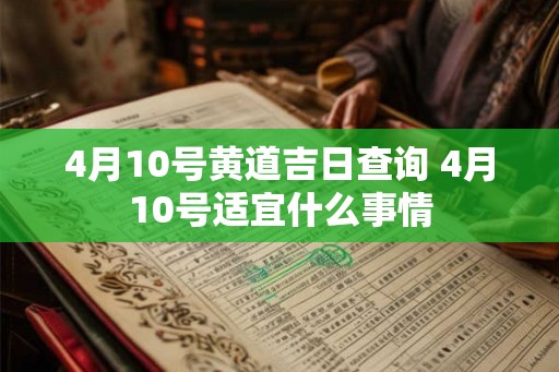 4月10号黄道吉日查询 4月10号适宜什么事情