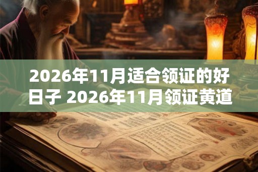 2026年11月适合领证的好日子 2026年11月领证黄道吉日查询