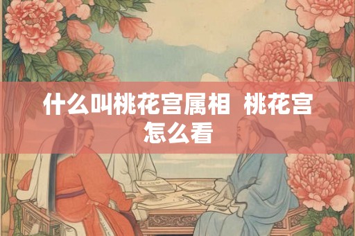 什么叫桃花宫属相 桃花宫怎么看 什么叫桃花宫属相 桃花宫怎么看