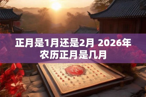 正月是1月还是2月 2026年农历正月是几月