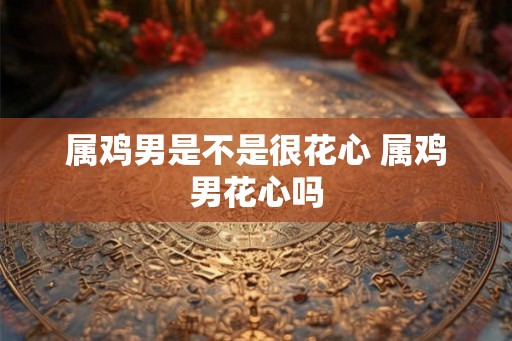 属鸡男是不是很花心 属鸡男花心吗