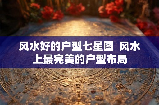 风水好的户型七星图  风水上最完美的户型布局