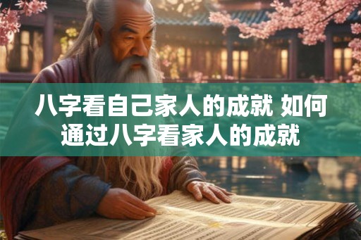 八字看自己家人的成就 如何通过八字看家人的成就