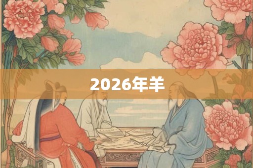 2026年羊