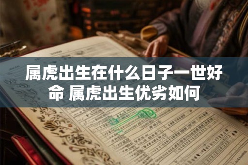 属虎出生在什么日子一世好命 属虎出生优劣如何