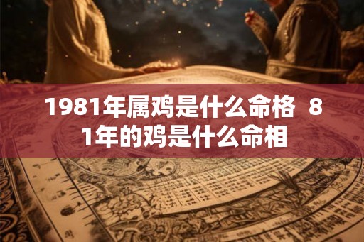 1981年属鸡是什么命格  81年的鸡是什么命相
