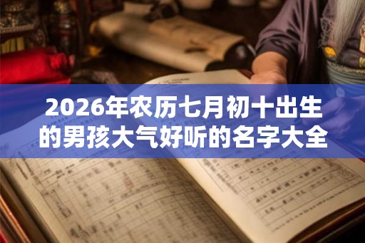 2026年农历七月初十出生的男孩大气好听的名字大全