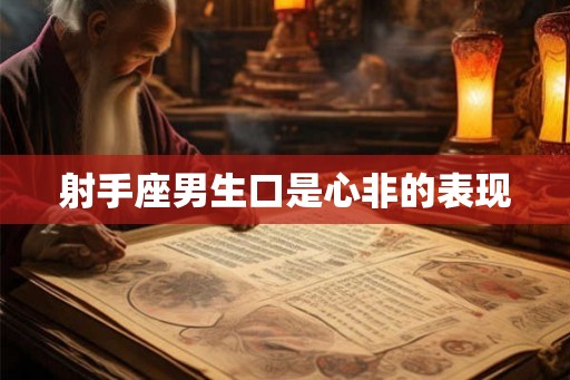 射手座男生口是心非的表现