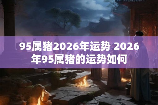 95属猪2026年运势 2026年95属猪的运势如何