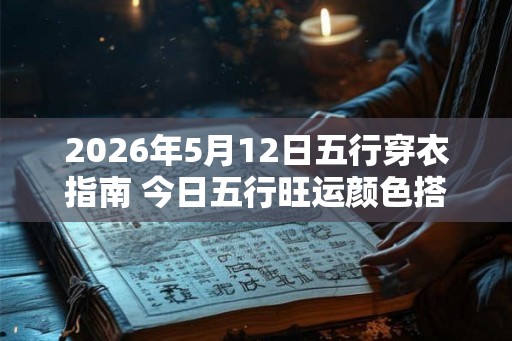 2026年5月12日五行穿衣指南 今日五行旺运颜色搭配
