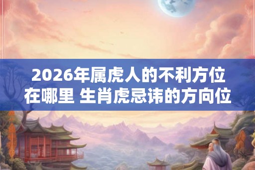 2026年属虎人的不利方位在哪里 生肖虎忌讳的方向位置