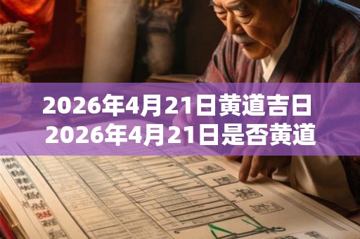 2026年4月21日黄道吉日 2026年4月21日是否黄道吉日