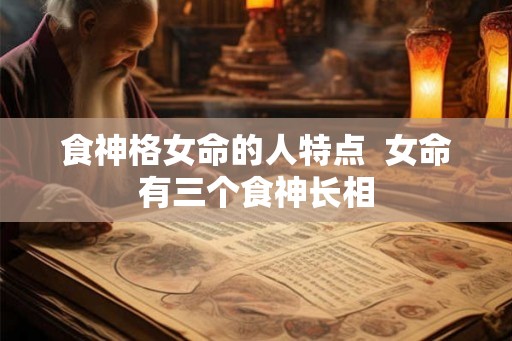 食神格女命的人特点  女命有三个食神长相