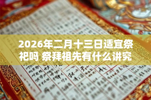 2026年二月十三日适宜祭祀吗 祭拜祖先有什么讲究
