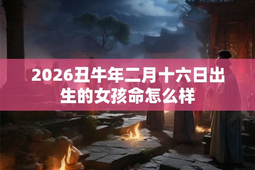2026丑牛年二月十六日出生的女孩命怎么样
