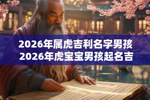2026年属虎吉利名字男孩 2026年虎宝宝男孩起名吉利