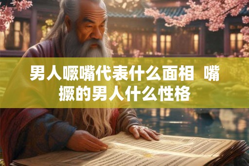 男人噘嘴代表什么面相 嘴撅的男人什么性格 男人噘嘴代表什么面相 嘴撅的男人什么性格