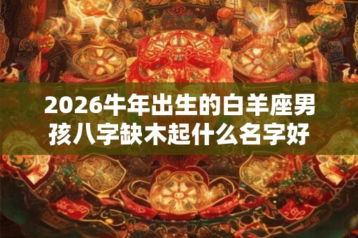 2026牛年出生的白羊座男孩八字缺木起什么名字好