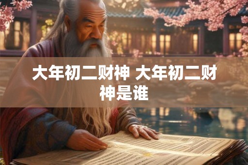 大年初二财神 大年初二财神是谁 大年初二财神 大年初二财神是谁