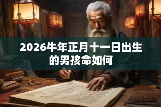 2026牛年正月十一日出生的男孩命如何 2026牛年正月十一日出生的男孩命如何