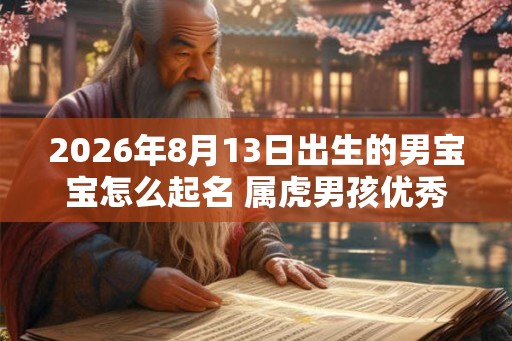 2026年8月13日出生的男宝宝怎么起名 属虎男孩优秀名字推荐