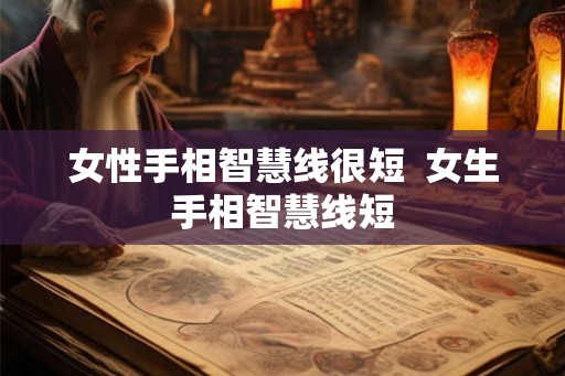 女性手相智慧线很短  女生手相智慧线短