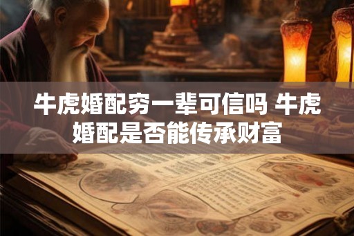 牛虎婚配穷一辈可信吗 牛虎婚配是否能传承财富