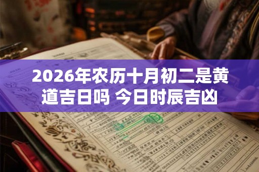2026年农历十月初二是黄道吉日吗 今日时辰吉凶