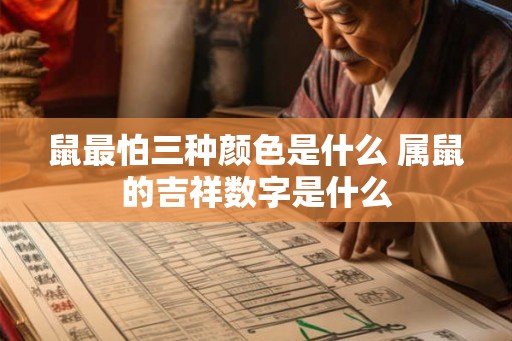鼠最怕三种颜色是什么 属鼠的吉祥数字是什么 鼠最怕三种颜色是什么 属鼠的吉祥数字是什么