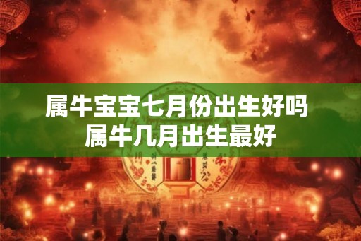 属牛宝宝七月份出生好吗 属牛几月出生最好 属牛宝宝七月份出生好吗 属牛几月出生最好